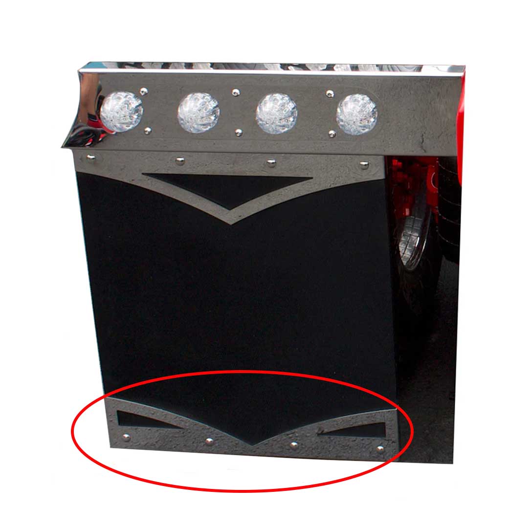 Supreme Stainless Steel Mud Flap Weight