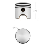 1/2"-13 Thread On Chrome Piston Knob