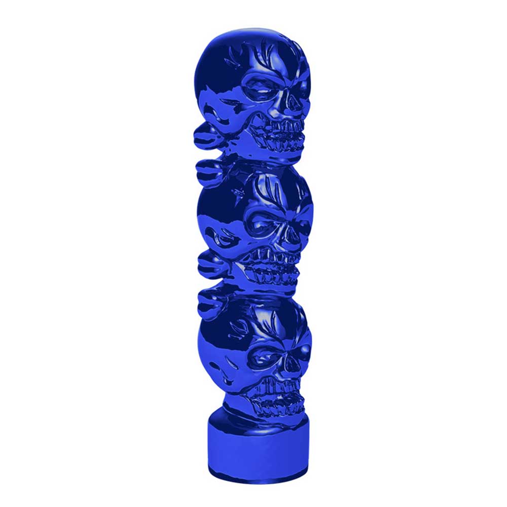 3 Skull 1/2"-13 Candy Color Shifter Knob