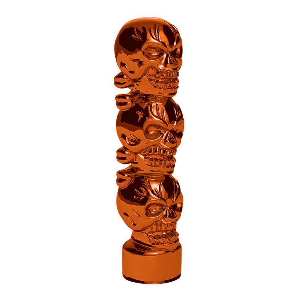 3 Skull 1/2"-13 Candy Color Shifter Knob