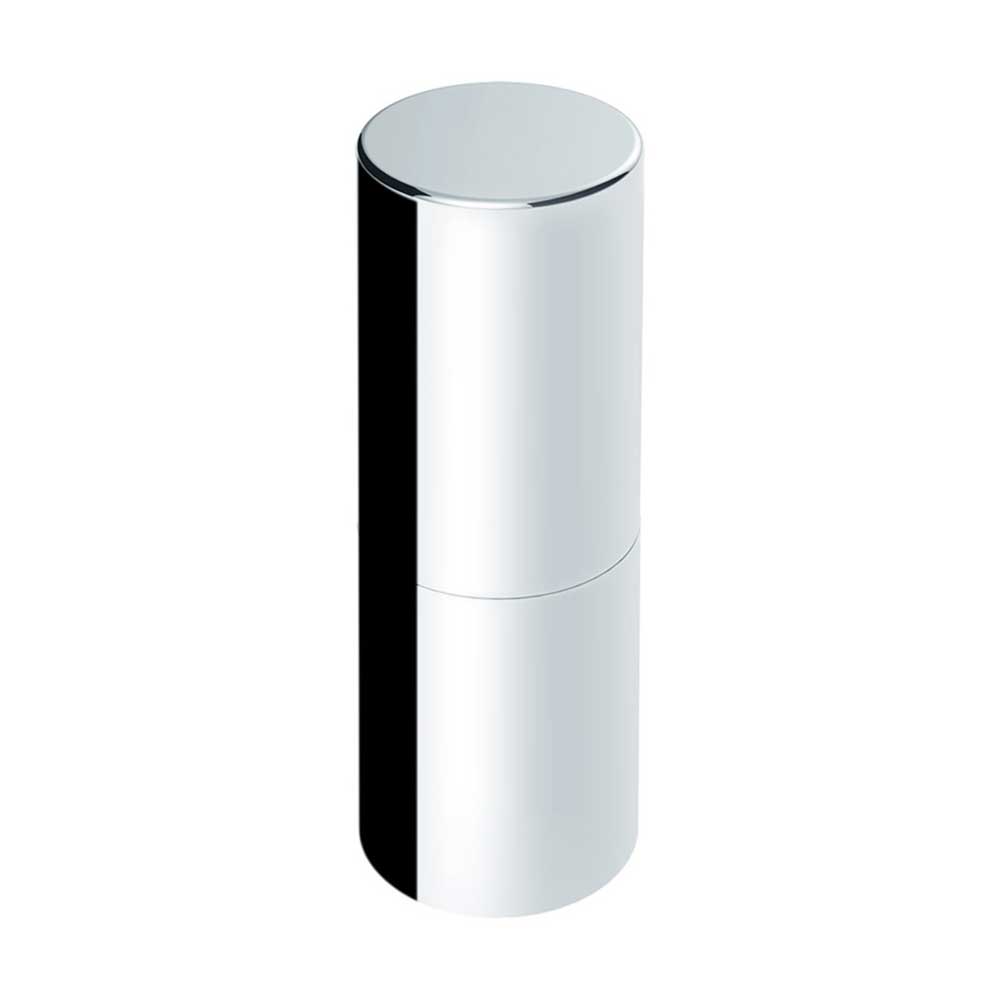 33mm x 6-1/2" Chrome Tall Cylinder Thread-On Nut Cover - 10 PK