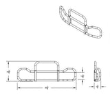 HighwayShield I40 SS Grille Guard, Bracket Kit for 2018+ FL Cascadia