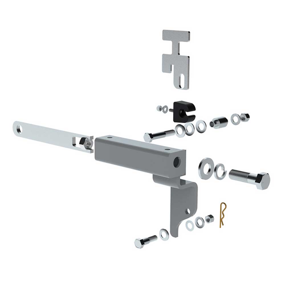 HighwayShield I40 SS Grille Guard, Bracket Kit for KW T680, PB 579