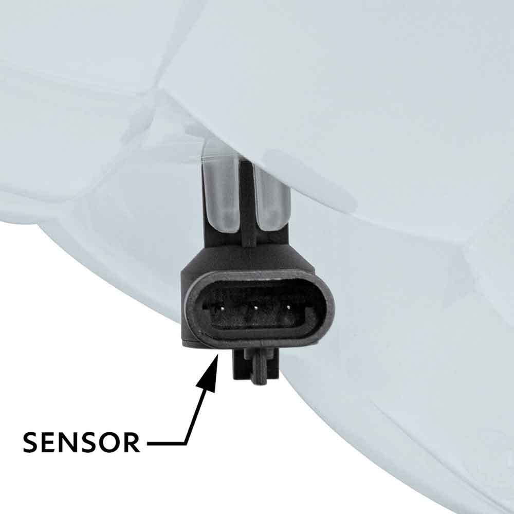 PB 365, 367, 382, 389, KW W900, T660, T800 Pressurized Coolant Reservoir with Sensor