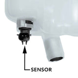 FL Cascadia 2018+ Pressurized Coolant Reservoir, Coolant Level Sensor