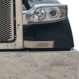 Peterbilt 379 Stainless Blinker Bar with Three Lines with Lights