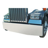 22" Tapered Boxed End Stainless Steel Bumper with Blind Mount Plate