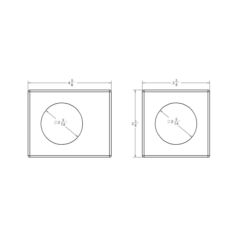 Steel Corner Marker 2" Light Box