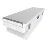 70"L x 16"D x 20"W Full-Size Pickup Truck Crossbody Box - Gloss Aluminum Finish