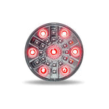 Red/RGB 4" Round Stop, Turn and Tail with 24 LED Lights