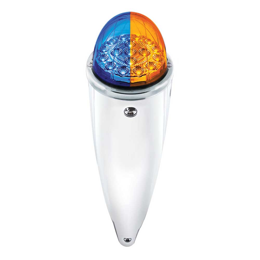 Double Fury 17 LED Dual Function Watermelon Torpedo Cab Light w/ Clear Lens