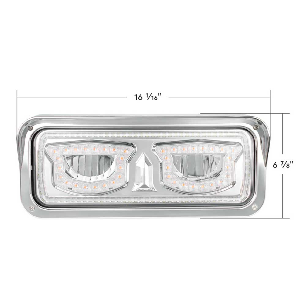 High Power LED Headlight with Turn Signal, Position LED Light