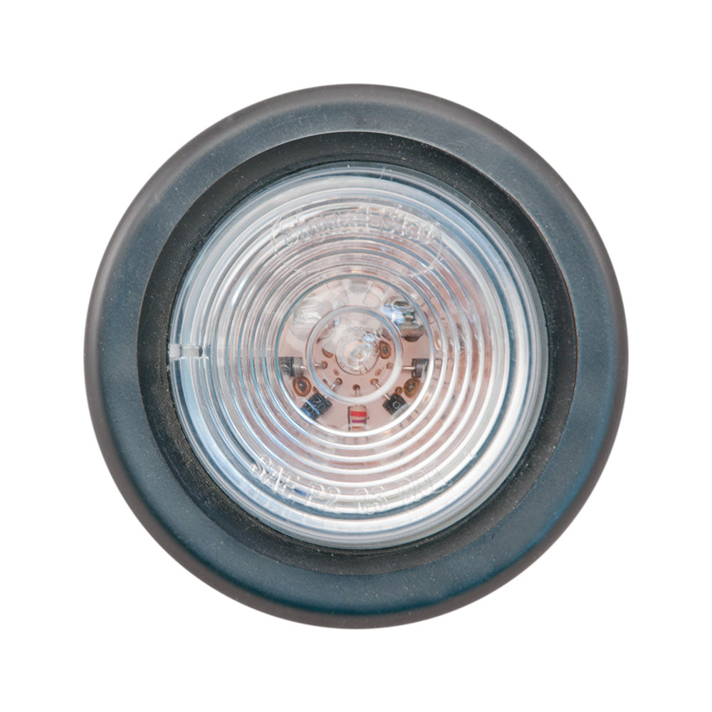 2" Round Marker Clearance Light with Grommet PL 10 Terminal