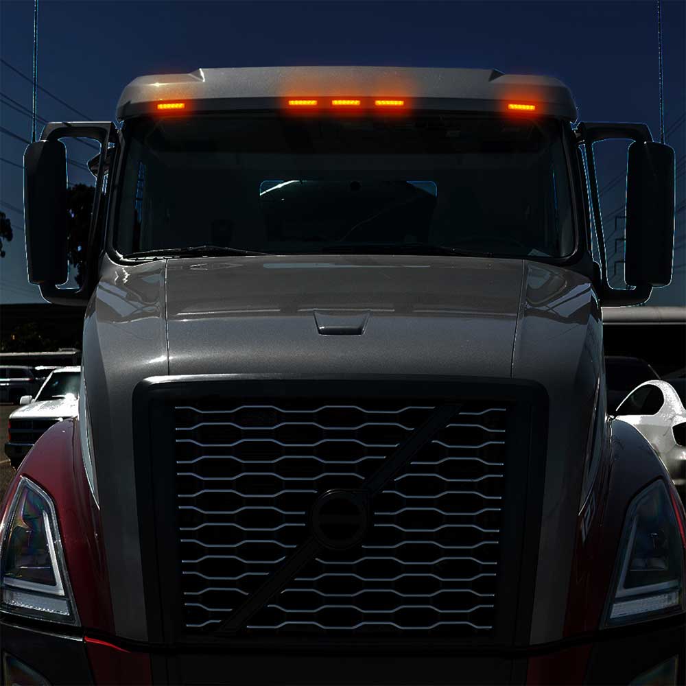 Volvo VNL Visor 6  LED Competition Series