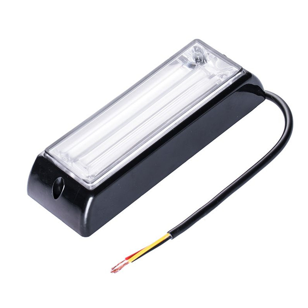 Low Profile Red Flush Mount LED Warning Light