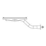 29" Half Fenders Mount Swivel Stainless Steel Kit