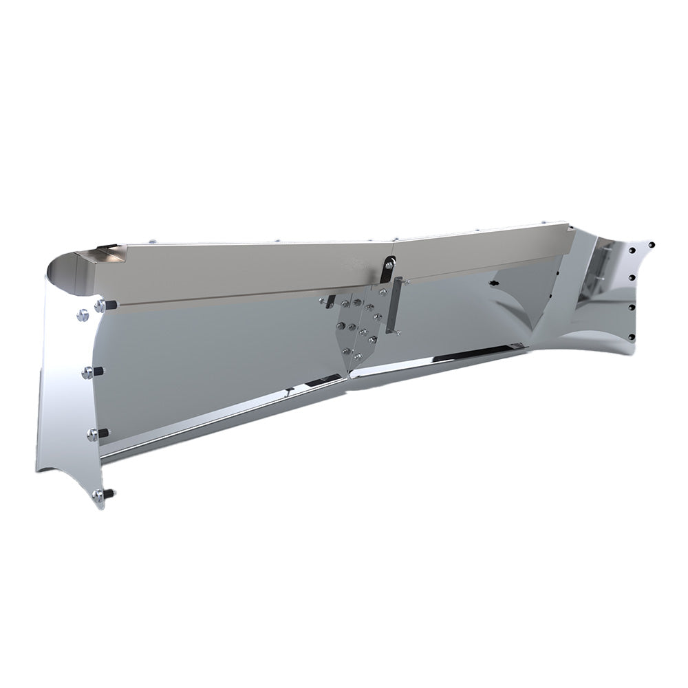Kenworth 1998-2024 Drop Visor 13" x 11" with Ten 3/4" Light Holes