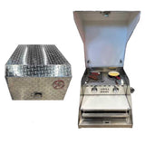 Grillhaul Semi-Truck Portable Propane Aluminum Grill with Diamond Cover