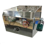 Grillhaul Semi-Truck Portable Propane Polished Aluminum Grill