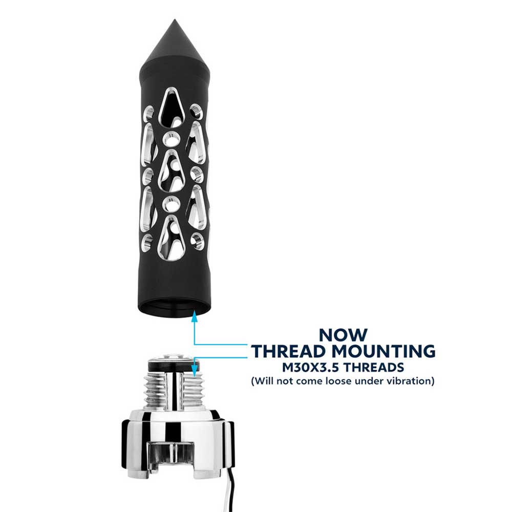 Black Brooklyn 9/10 Shifter Knob with LED