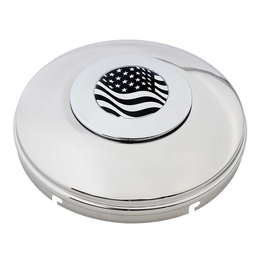 RealLogo USA Flag Floater SS Rear Baby Moon Cover for 5/8" Bolts