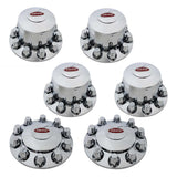RealLogo Peterbilt Floater Chrome Axle Cover Kit