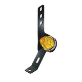Peterbilt 379 Bumper Support Bracket with Glass Amber Watermelon