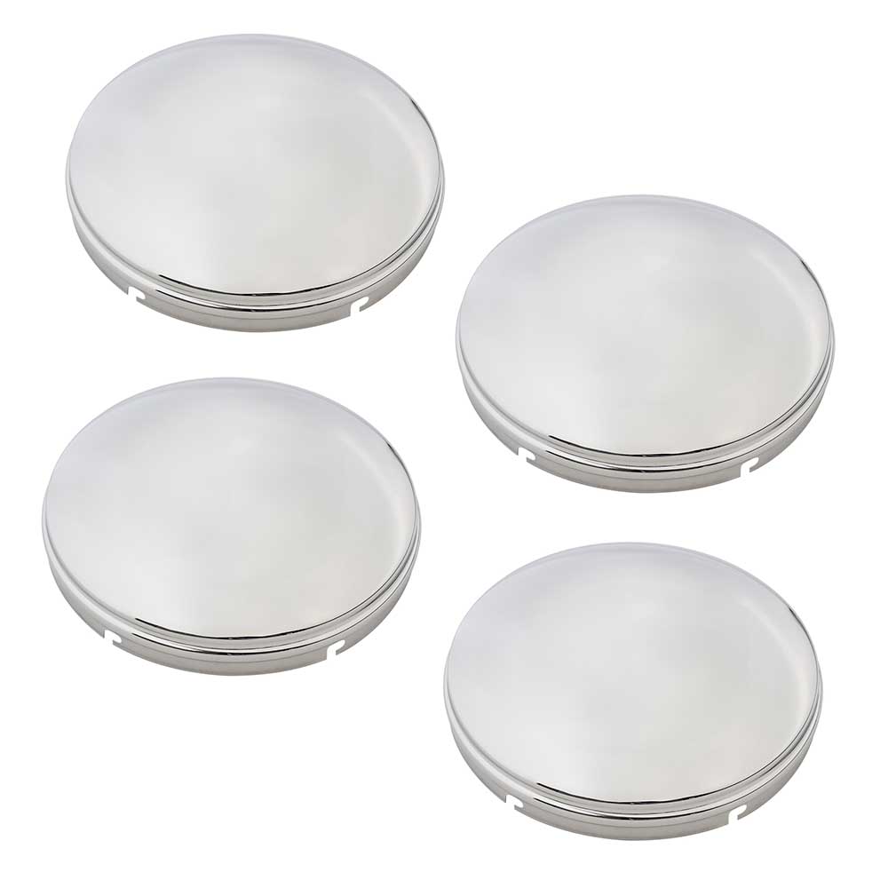 Stainless Steel Tandem Drive Baby Moon Covers for 5/8" Bolts