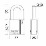 ENFORCER ® ABLOY ® 2" Shackle Padlock
