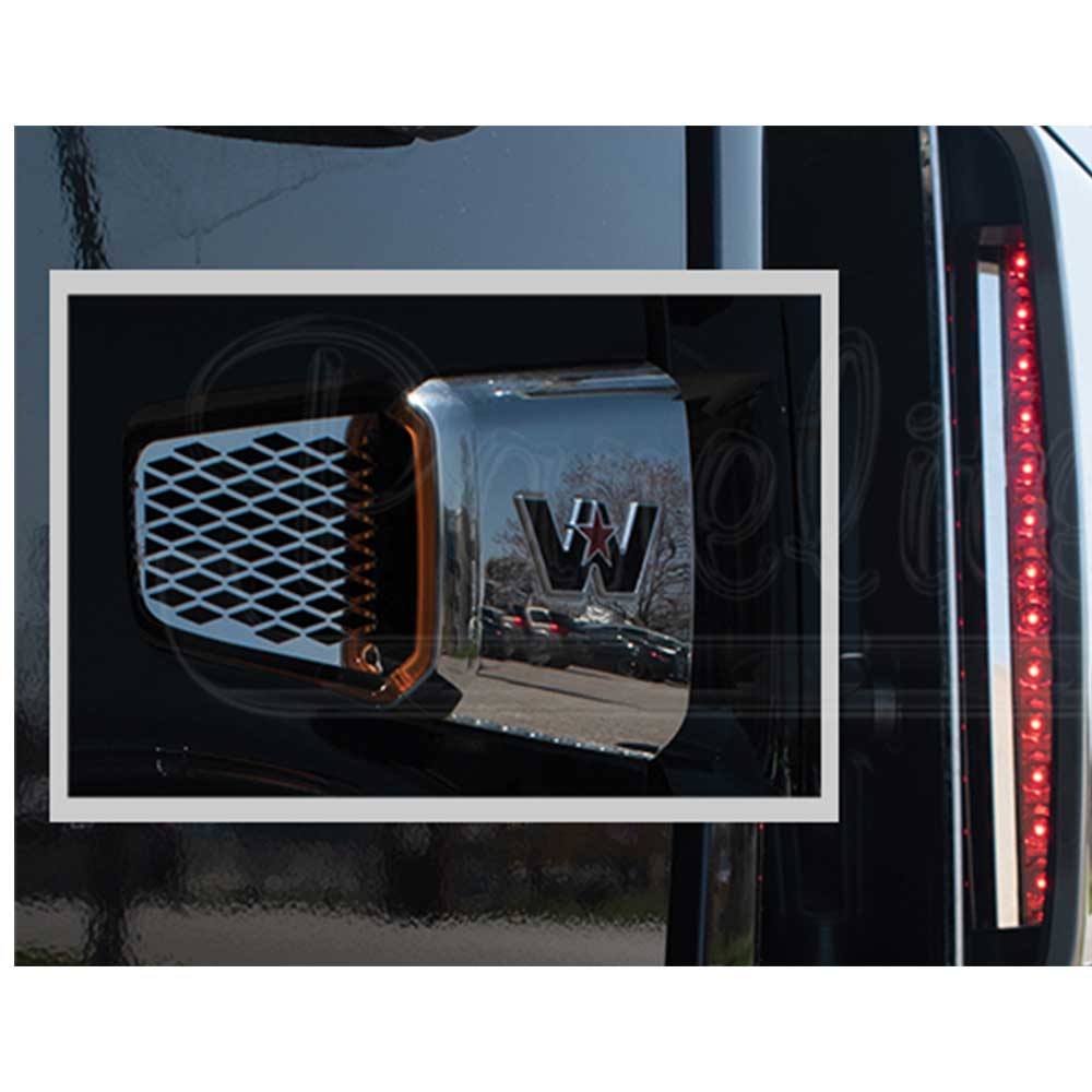 2022+ WS 47X, 49X, 57X SS Air Intake Screen with Red LED Light Marker Bar