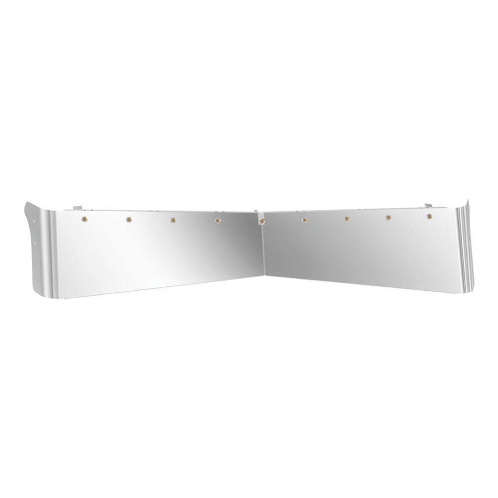 WS 47X, 49X, 57X Mid/High Roof Straight Top Bow Tie Visor with LED