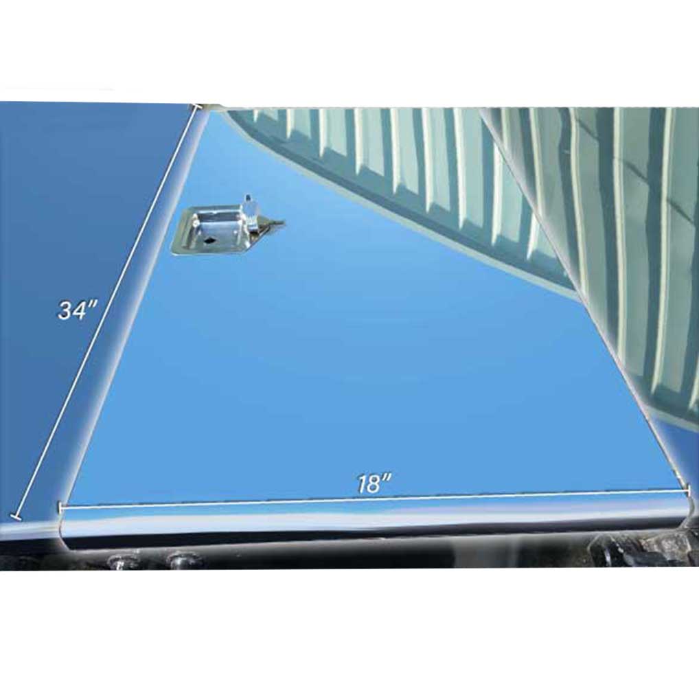34"L x 18" x 8" Stainless Sunken Frame Tool Box