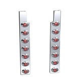 Peterbilt 589 Rear Air Cleaner Light Bar with 8 M3 Lights