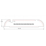5" Mack Granite 2024 & Older Stainless Steel Chop Top with Mirror Notch