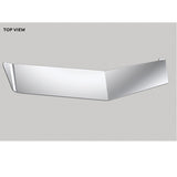 12" PB 589 2024 and newer Low Roof V-Bottom Visor
