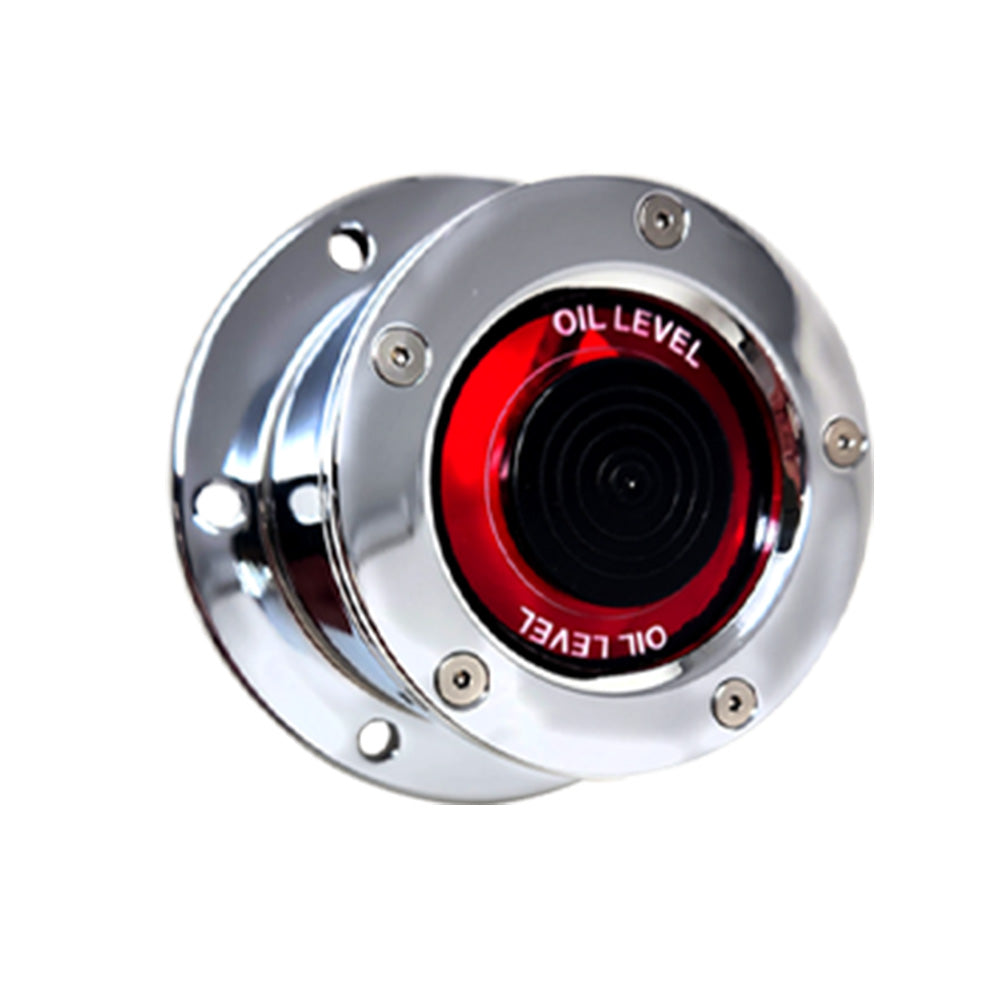 Smooth Front Oil Cap with Window for 4-1/2" Bolt Pattern