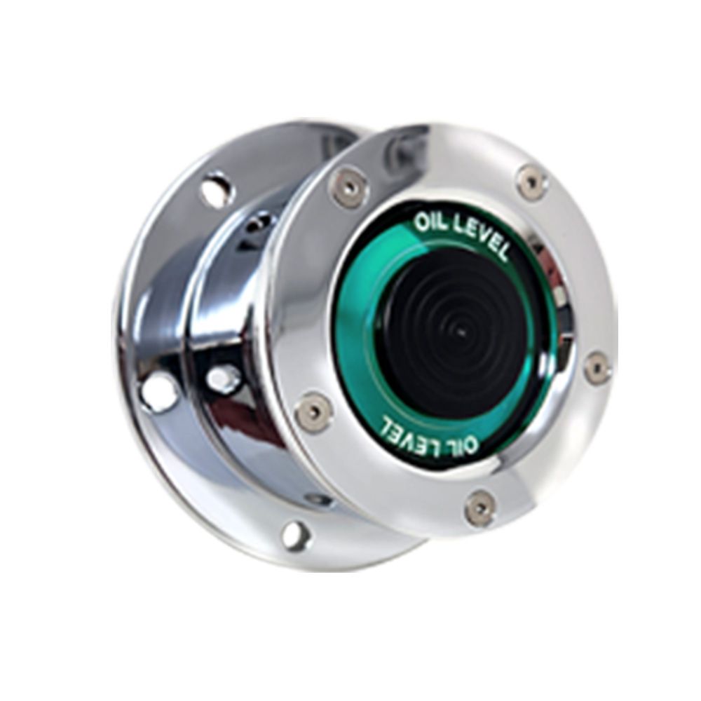 Smooth Front Oil Cap with Window for 4-1/2" Bolt Pattern