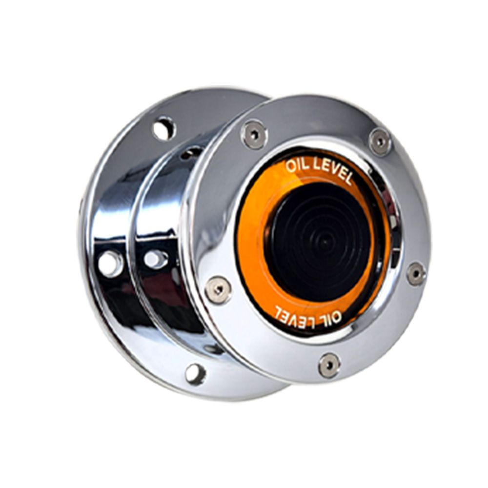 Smooth Front Oil Cap with Window for 4-1/2" Bolt Pattern