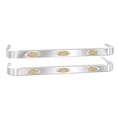 PB 589 58" sleeper panel with three M1 leds, close-up