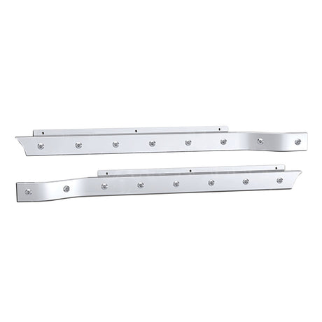 Close-up of Peterbilt 589 SS cab panels with eight 3/4" leds