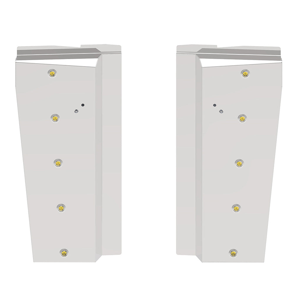 PB 589 Long Hood EXT Panel with 3/4" Five Round LED Lights