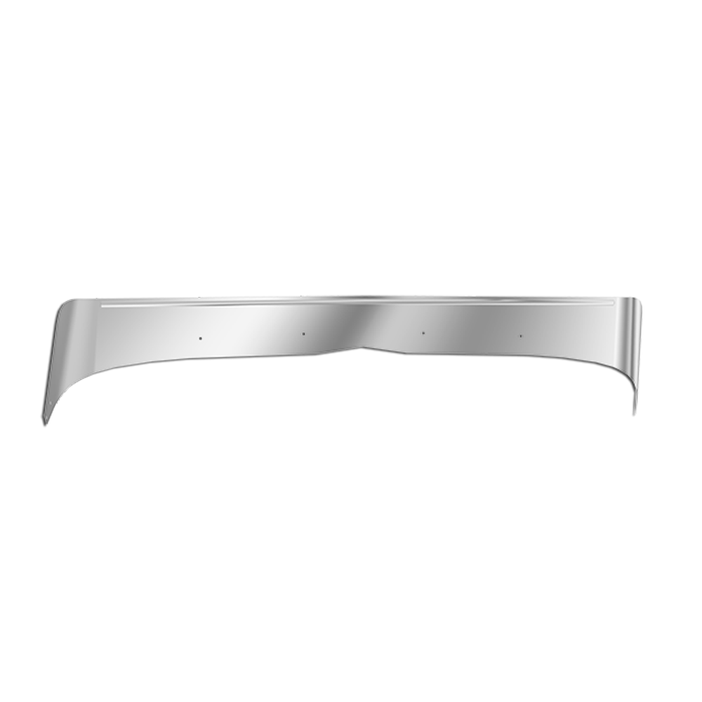 Peterbilt 379 Long Hood Stainless Steel Bug Shield