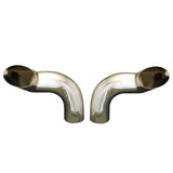 5"OD, 12" x 18" Longhorn Chrome Stacks Plain End