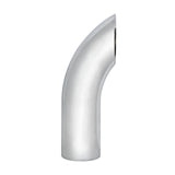 5"D x 24"L Curved Chrome Top Stack Plain End