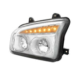 Kenworth 2015+ T880 Headlight with Turn Signal, Light Bar