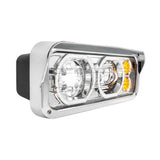 High Power Heated 10 LED Headlight with LED Turn, DRL