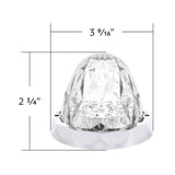 3" Double Fury Clear Lens 19 LED Crystal Watermelon Light with Bezel