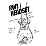 RoadWarrior RW1 Headset - Wireless Black