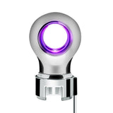 Chrome Charlotte Gearshift Knob LED For 13/15/18 Speed Adapters