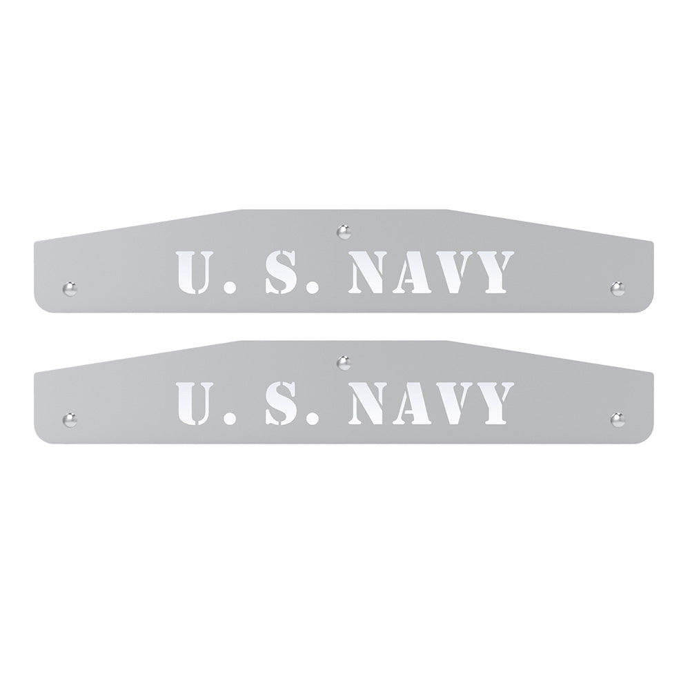 24" Angled Stainless Steel U.S. Navy Mudflap Weights
